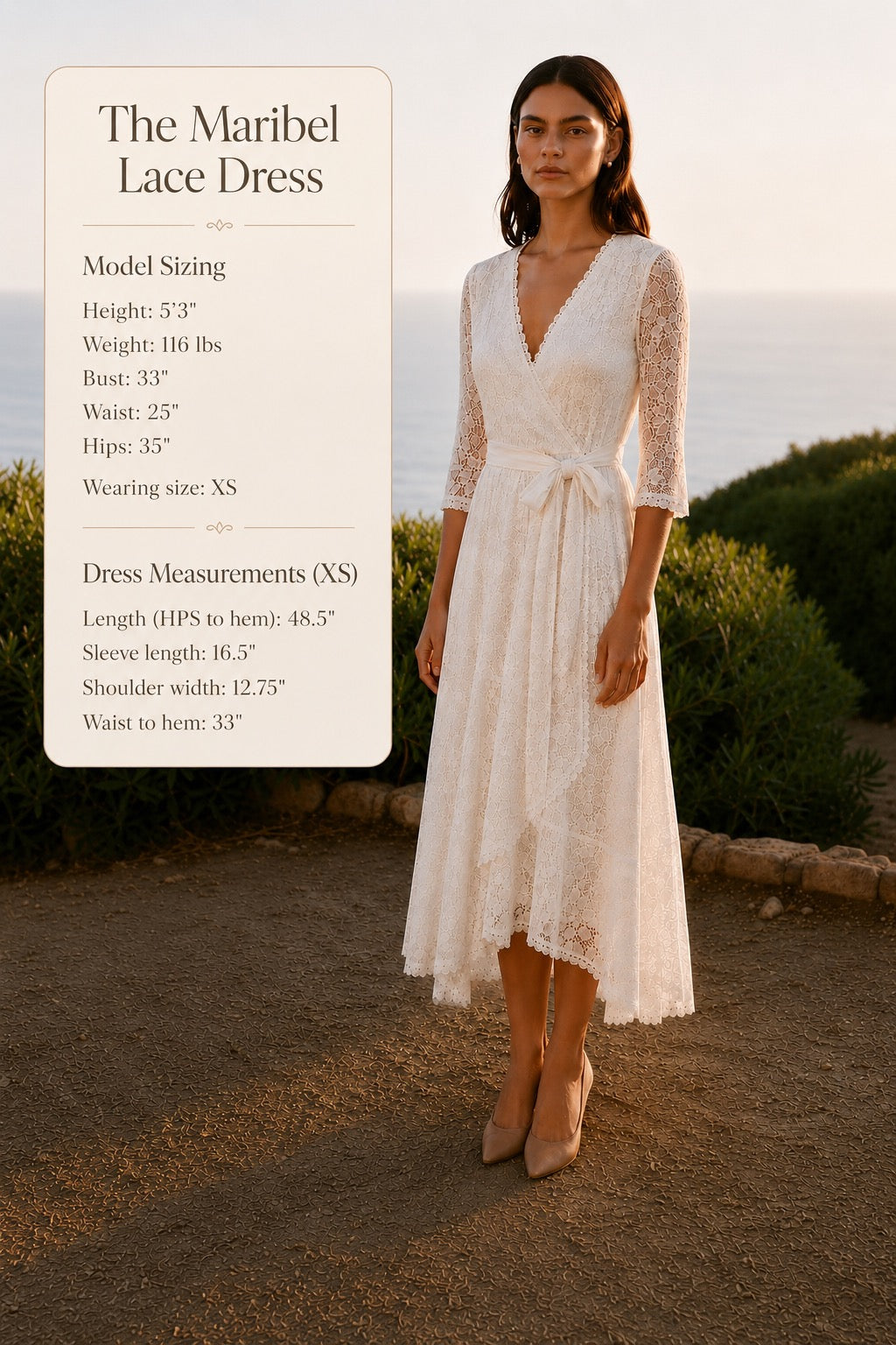 The Maribel Lace Dress (Pre-Order)